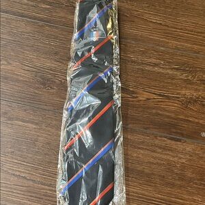 Classic Black Striped Tie